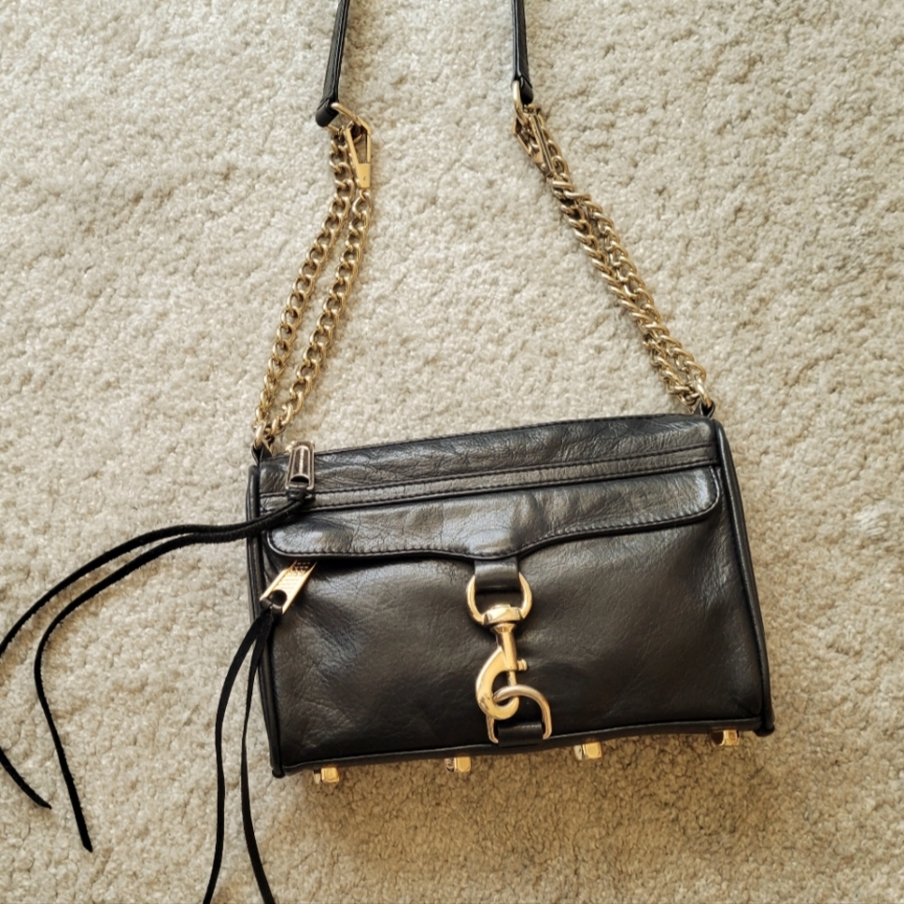 💥Rebecca Minkoff Black MAC Convertible Bag